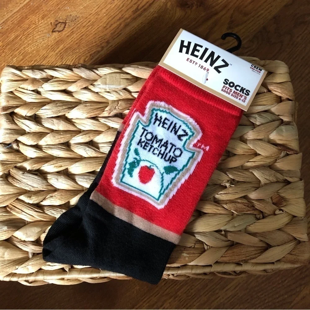 Heinz Tomato Ketchup food crew socks